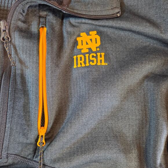 Columbia Notre Dame Irish Omni-Wick 1/4 Zip Pullover Blue XL - Picture 5 of 15